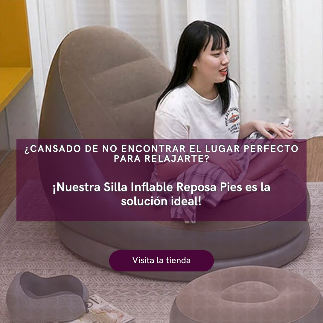 Sillón Inflable con Reposa Pies