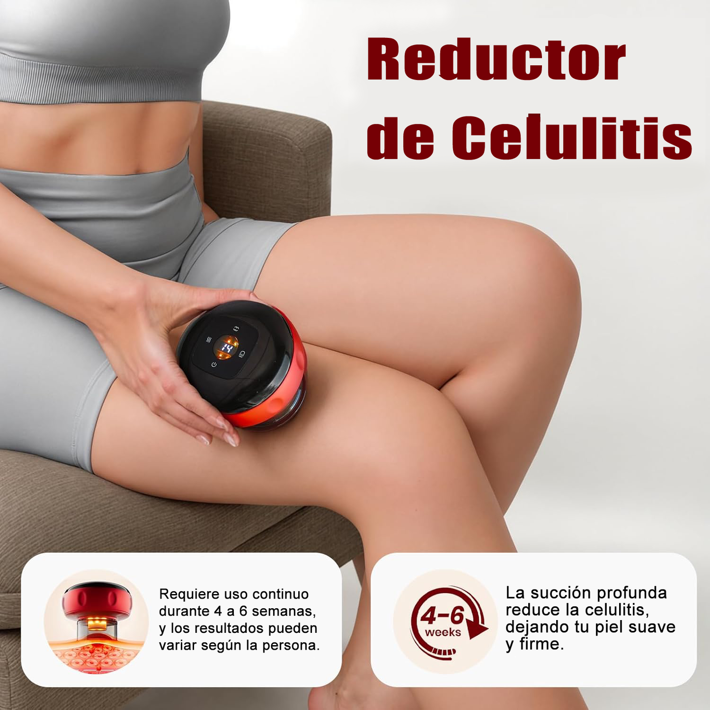 Masajeador Con Terapia De Luz Roja