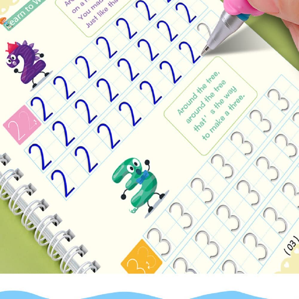 Set de 4 Cuadernos Magic Caligrafia Montessori