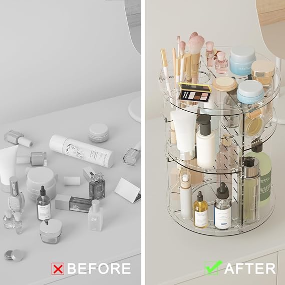 ORGANIZADOR DE MAQUILLAJE 360º