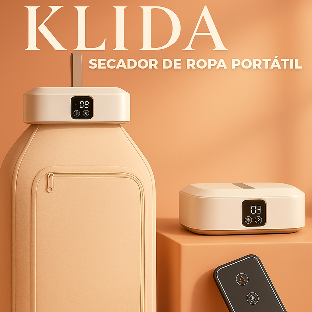 KLIDA™ POTENTE SECADORA PORTATIL PARA ROPA