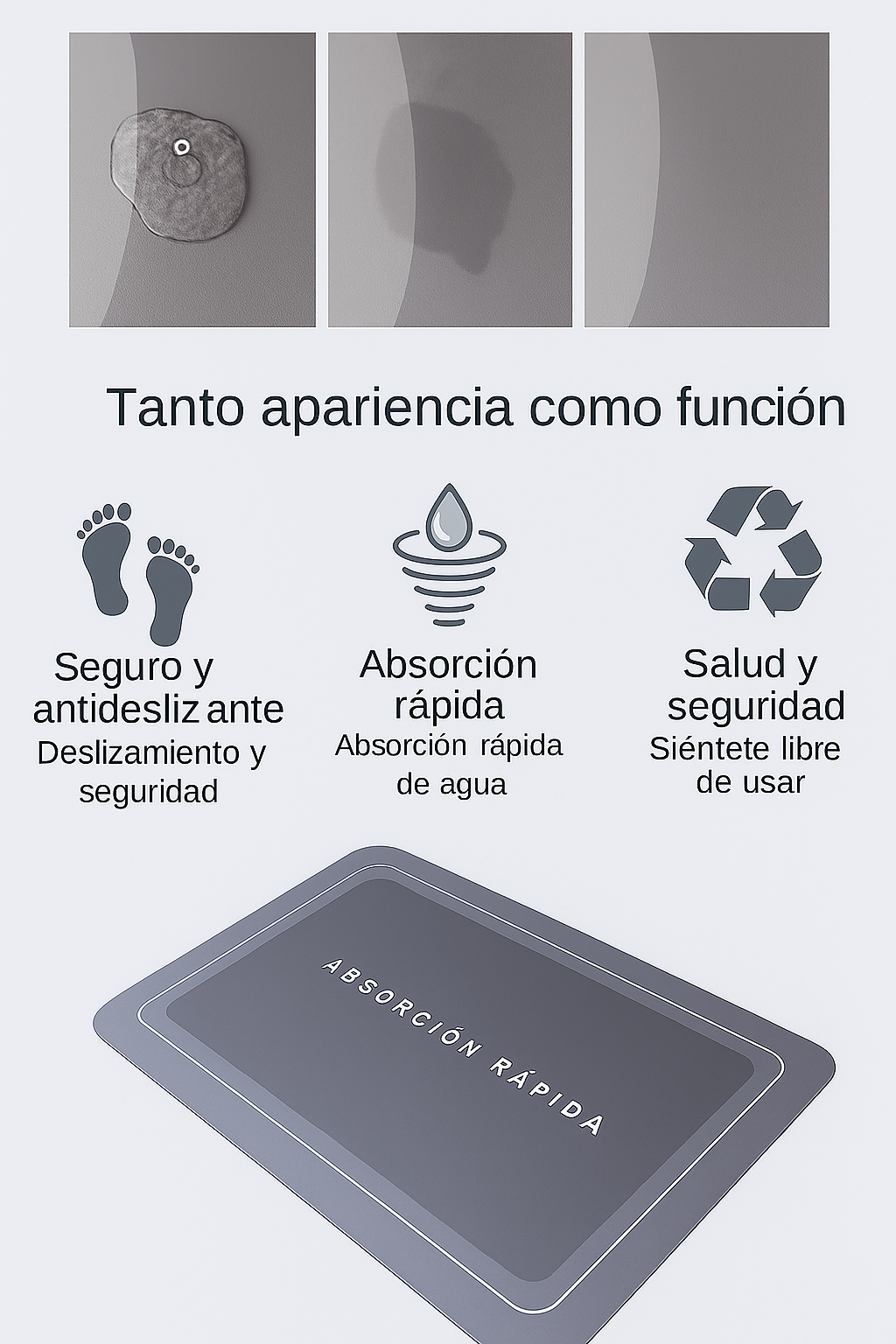 Alfombra Anticaidas Estilo Cuadrado | Oferta 2x1 y 4x2