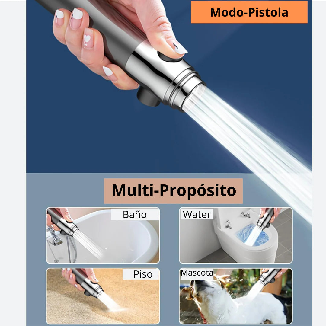Cabezal De Ducha de Alta Presión con Masajeador | Oferta 2x1